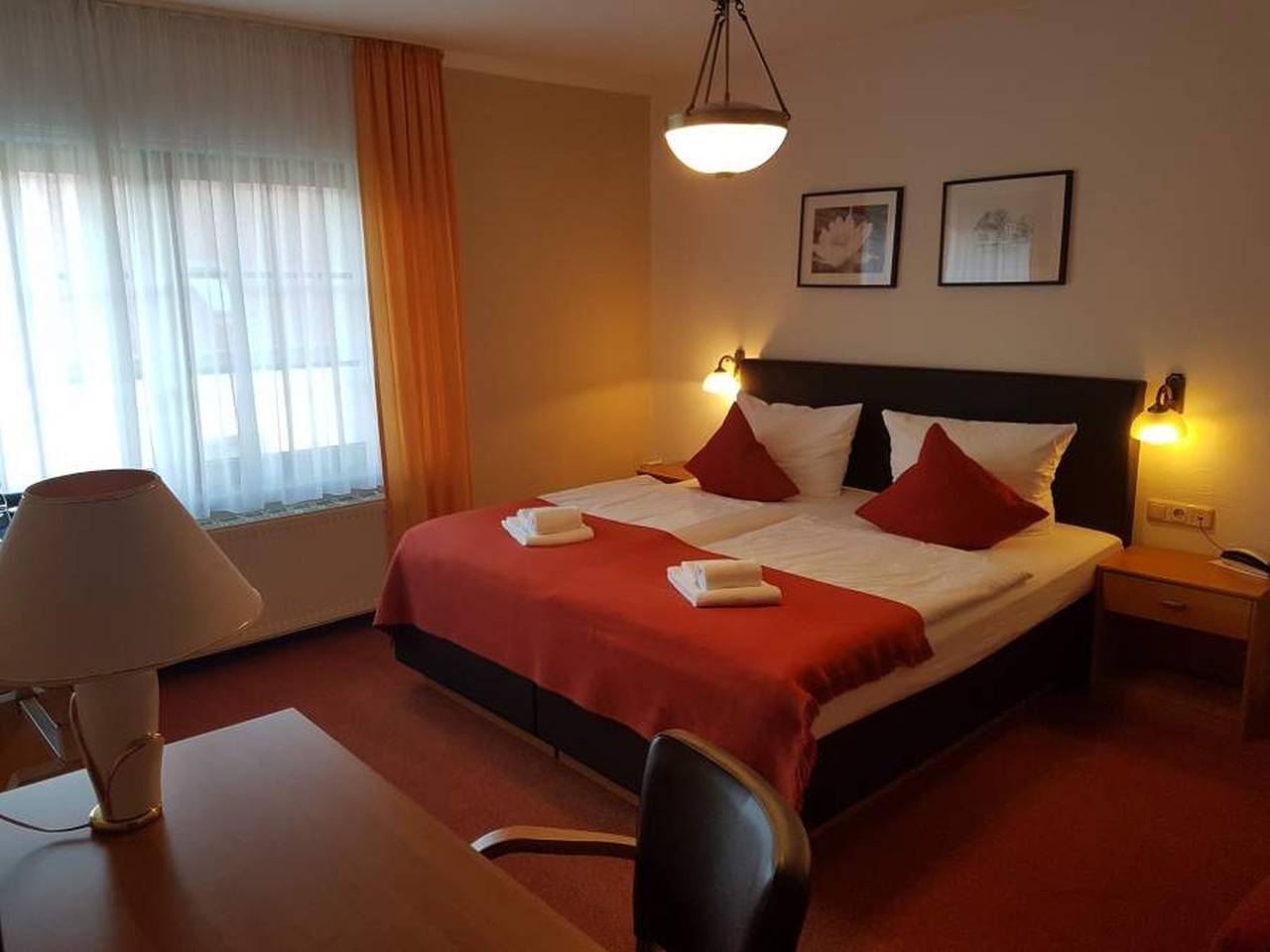 Hotel Restaurant Alter Krug - Doppelzimmer mit Dusche und Wc in Kallinchen, Zossen