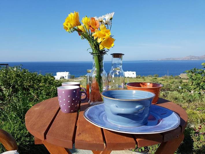 Location de vacances pour 4 personnes, avec vue et jardin, animaux acceptés dans Carystos - 2