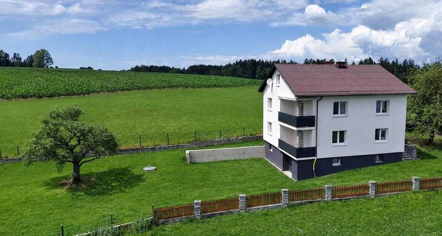 Ferienwohnung für 4 Personen, mit Balkon und Garten sowie Ausblick in Mühlviertel