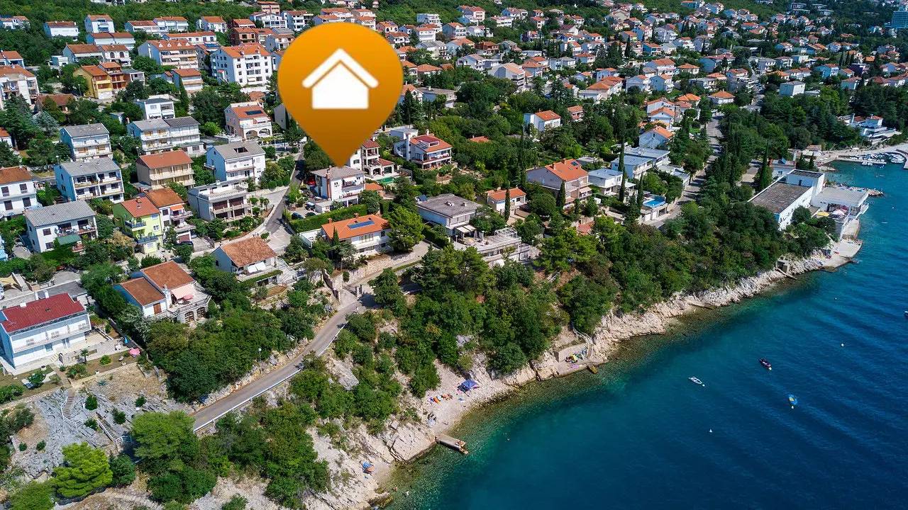 Geheel vakantieappartement, Vakantieappartement voor 4 personen met terras in Dramalj, Primorje-Gorski Kotar