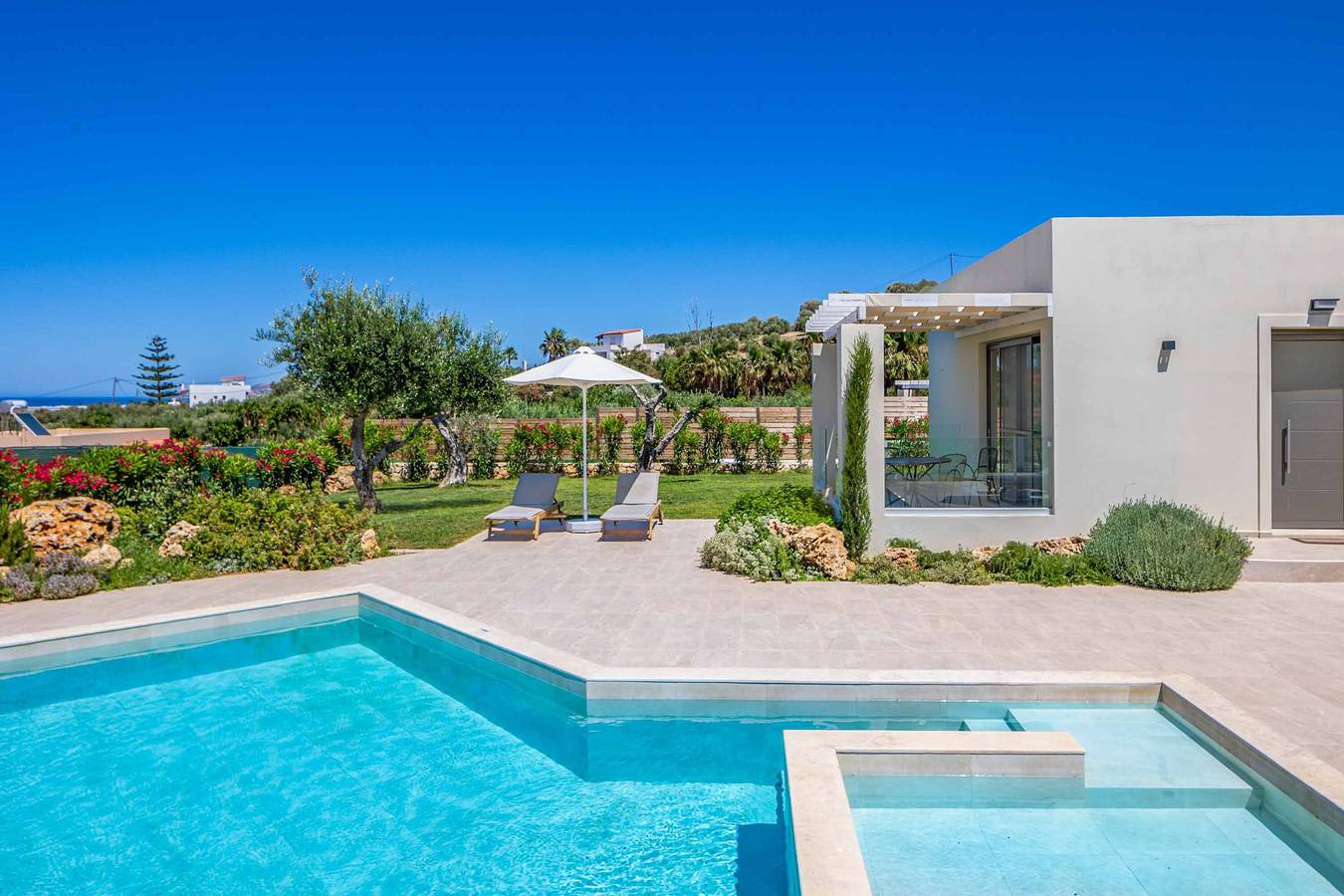 Villa für 4 Personen mit Terrasse in Rethymno und Umgebung