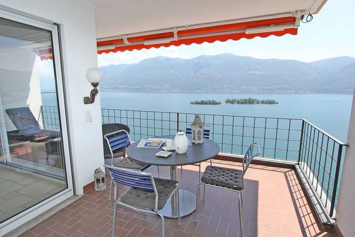 Ferienwohnung für 4 Personen, mit Balkon und Sauna sowie Seeblick, mit Haustier am Lago Maggiore (Schweiz) - 3