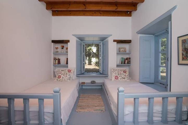 Villa tradizionale a Hora con vista mare sul Mar Egeo in Patmos Città, Patmo