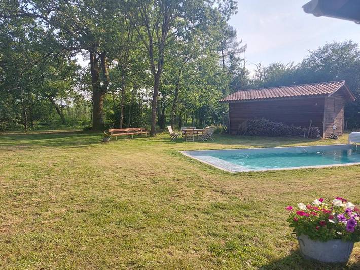 Location de vacances pour 8 personnes, avec Jardin et Piscine dans Sabres - 3
