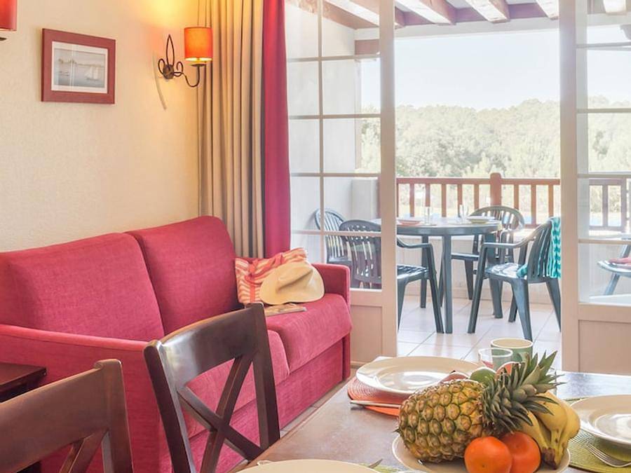 Pierre & Vacances Résidence Le Domaine de Gascogne - Estudio 4 personas - 1 dormitorio - Terraza o balcón in Biscarrosse, Côte d’Argent