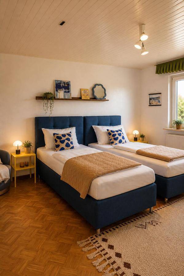 Ferienwohnung für 5 Personen, mit Garten und Ausblick in Büdingen