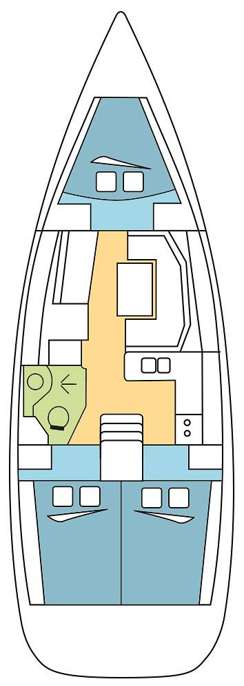 Bateau pour 4 personnes en Provence-Alpes-Côte d'Azur - 4