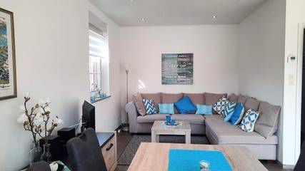 Ferienhaus mit Meerblick für 4 Personen, mit Garten und Terrasse in Ostfriesland