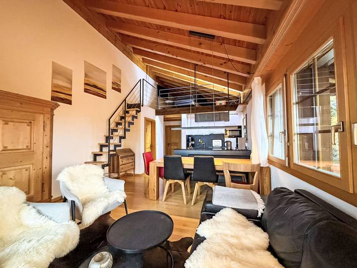 Ferienwohnung für 7 Personen, mit Balkon in Bellwald