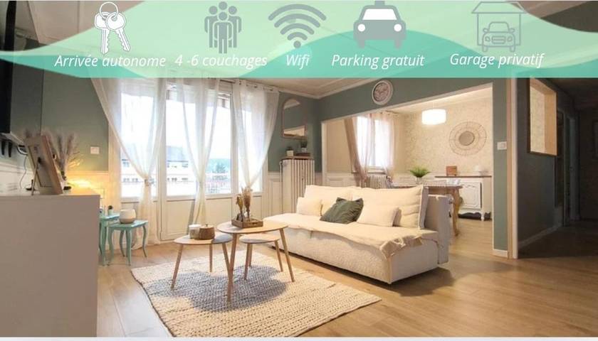 Apartamento de vacaciones para 6 personas, con balcón y vistas - 1
