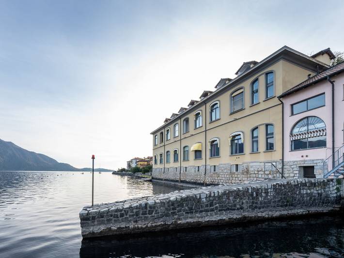 Appartamento per 4 persone, con Balcone e Giardino nonché Vista lago a Ghiffa