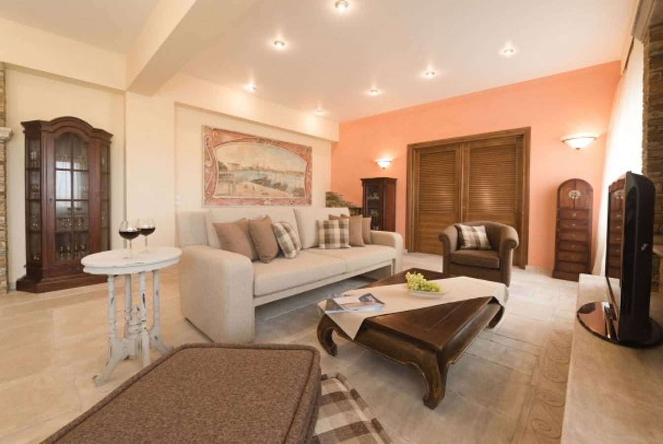 Villa für 10 Personen mit Balkon in Xinara, Tínos