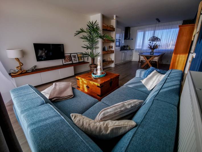 Ferienhaus mit Meerblick für 4 Personen, mit Balkon/Terrasse und Balkon in Egmond