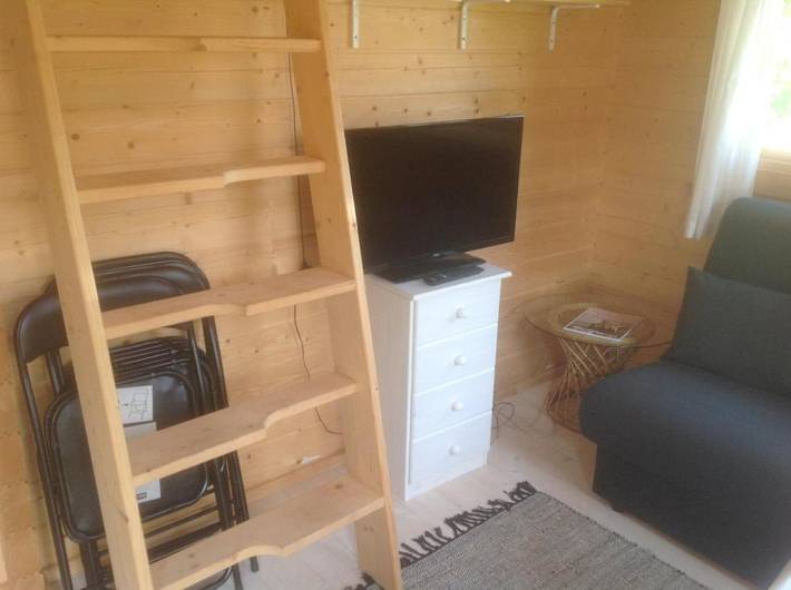 Camping für 4 Personen, mit Terrasse und Garten sowie Ausblick auf Fünen