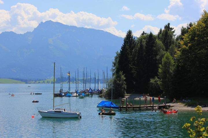 Hotel für 2 Personen, mit Ausblick und Garten sowie Sauna und Seeblick in Rieden - 3
