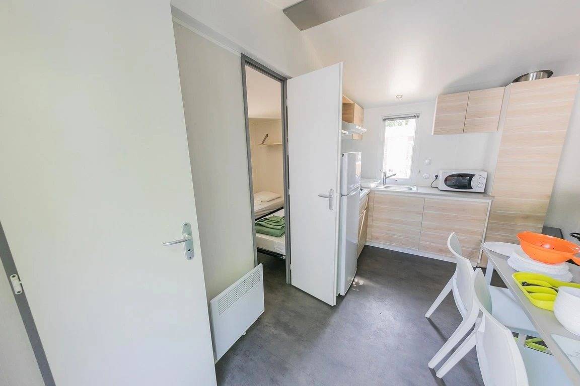 Zecamping 4* animé piscine couverte pet friendly mobil-home Tv 27m2 in Saint-Augustin, Côte de Beauté