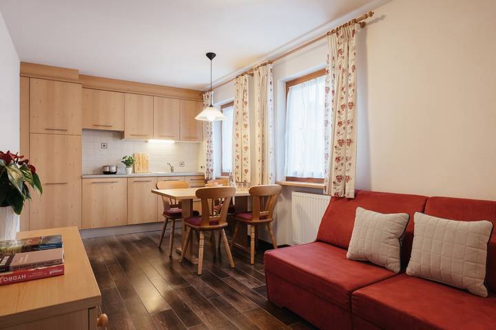 Ferienwohnung für 4 Personen, mit Garten in La Villa