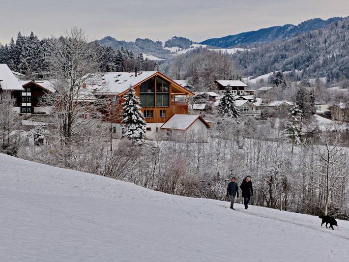 Hütte für 4 Personen, mit Whirlpool und Garten, kinderfreundlich in Oberstaufen - 2