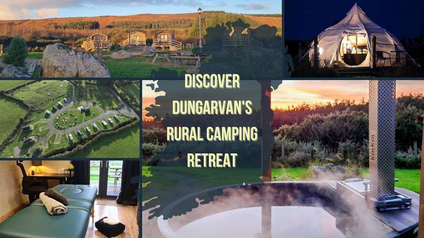 Camping für 4 Personen, mit Whirlpool und Garten in Irland