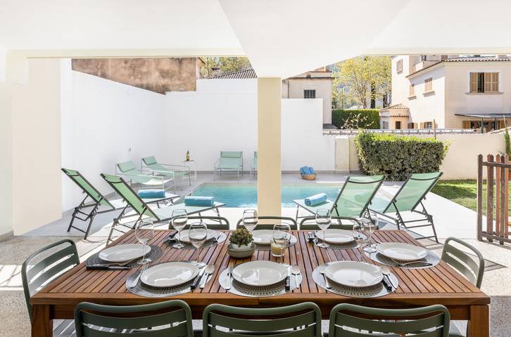 Heated pool inside Palma - Villa Palma 2 in Palma, Mallorca Oeste