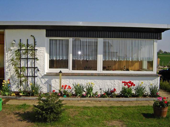 Ferienwohnung für 4 Personen, mit Terrasse und Garten sowie Seeblick auf Insel Poel