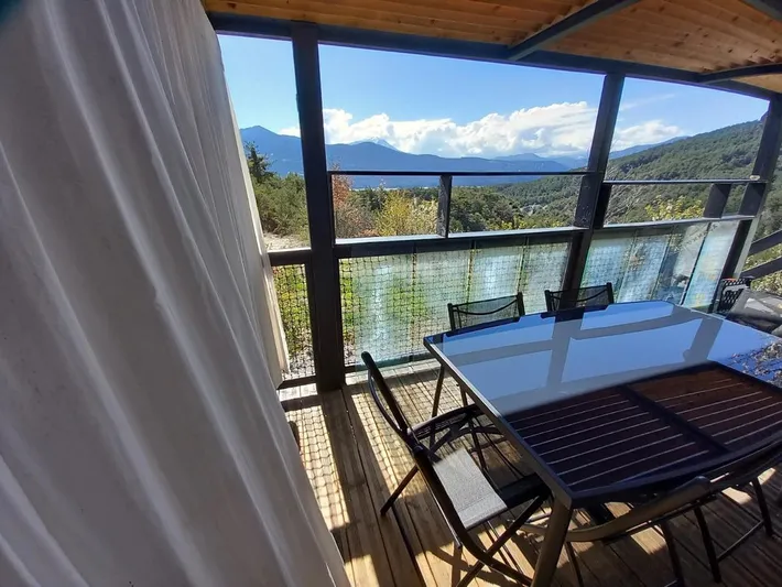 Maison de vacances pour 5 personnes, avec vue ainsi que jardin et terrasse - 1