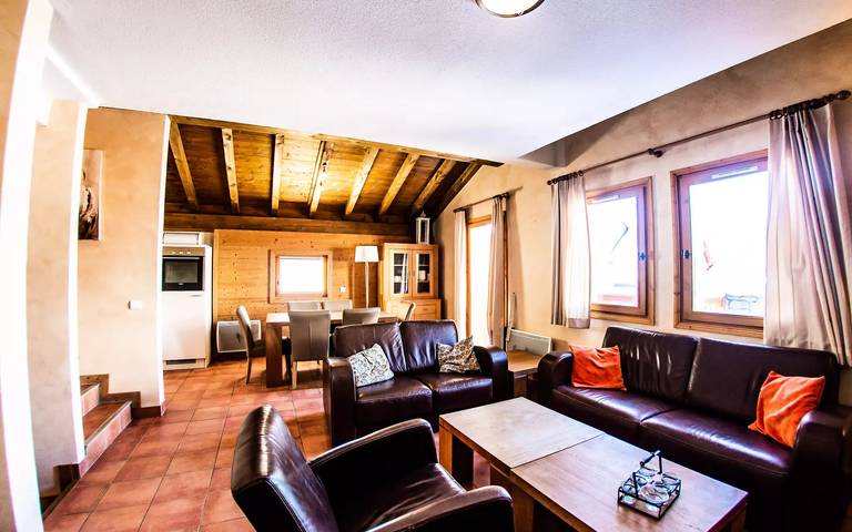 Chalet pour 6 personnes, avec terrasse, animaux acceptés à Saint-François-Longchamp - 4