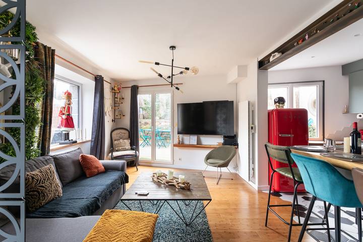 Maison de vacances pour 4 personnes, avec terrasse et jacuzzi