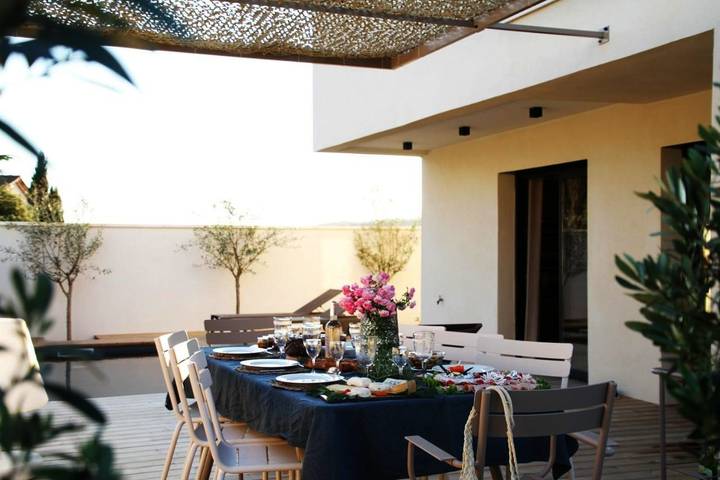 Ferienhaus für 8 Personen, mit Balkon und Terrasse sowie Pool und Ausblick in Bédoin - 4