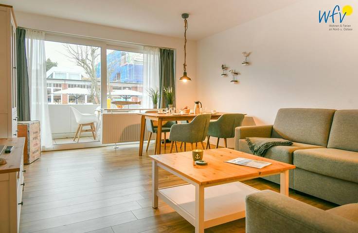 Ferienwohnung für 3 Personen, mit Balkon auf Langeoog