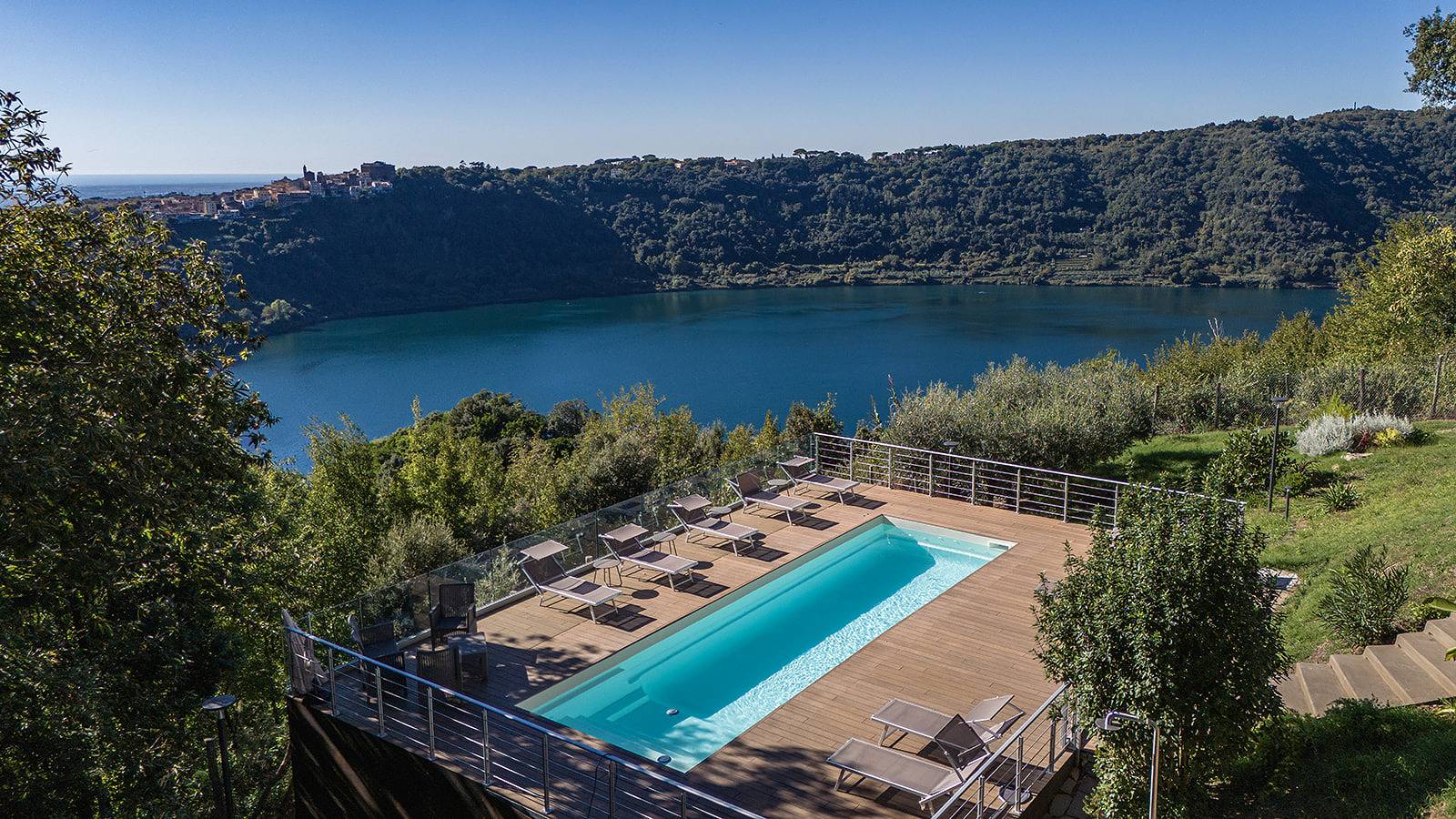 Villa für 8 Personen mit Garten in Nemi, Parco Regionale dei Castelli Romani
