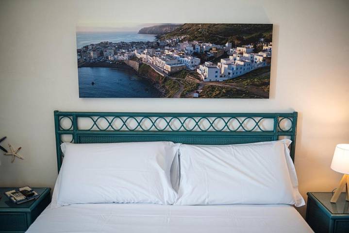 Location de vacances pour 4 personnes, avec Balcon ainsi que Terrasse et Vue à Marettimo - 3
