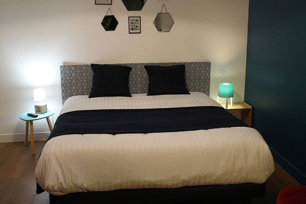 Doppelzimmer-Komfort-Eigenes Badezimmer-Terrasse in Saint-Cyr-au-Mont-d'Or, Lyon und Umgebung