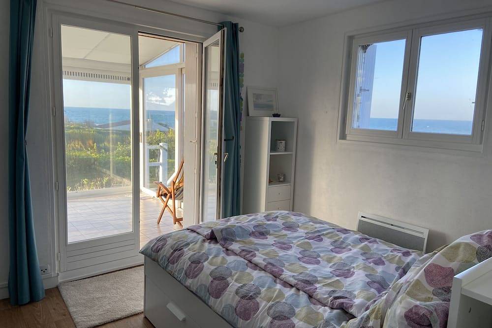 ☀️ Ferienhaus am Meer mit traumhafter Aussicht und direktem Strandzugang in Fermanville, Cherbourg und Umgebung