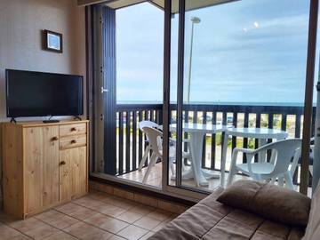 Gîte pour 5 personnes, avec balcon, animaux acceptés à Merville-Franceville-Plage