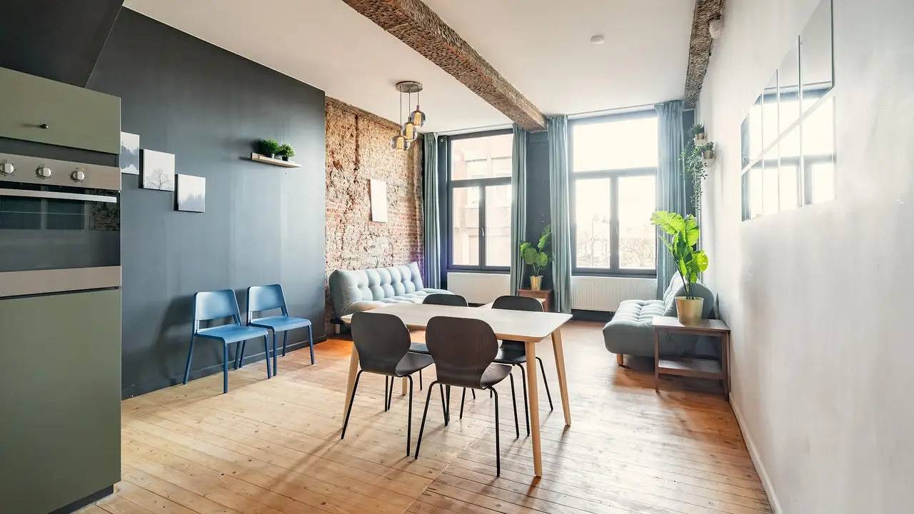 Apartamento vacacional entero, Ferienwohnung für 9 Personen (70 m²) in Antwerpen in Amberes, Región de Amberes