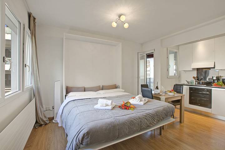 Ferienwohnung für 3 Personen, mit Balkon und Kinderpool