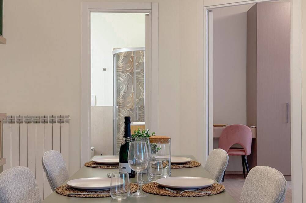 Ganze Wohnung, Family Stay with 3 rooms, kitchen and balcony in Civitanova Marche, Adriaküste Marken