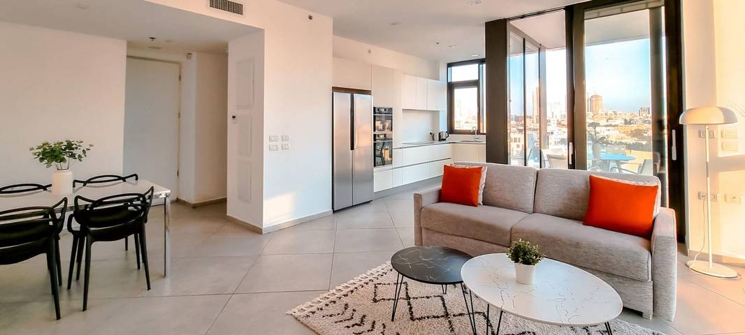 Appartement entier, HaYarkon Orchide in Tel Aviv-Yafo in Tel Aviv, District de Tel Aviv