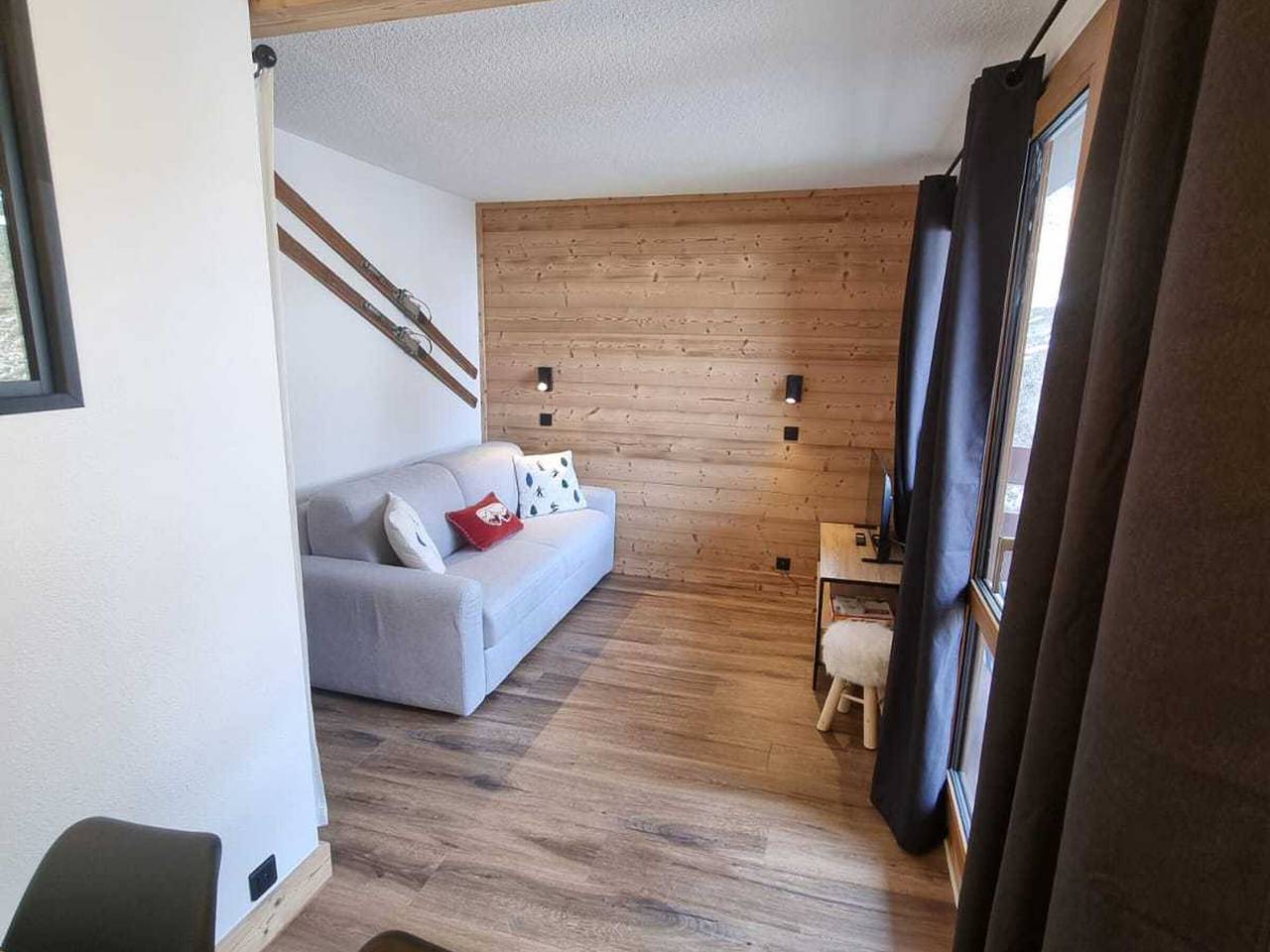 Ganzes Studio, Renoviertes Studio für 4 Personen in Plagne Bellecôte, Balkon in La Plagne, La Plagne-Tarentaise