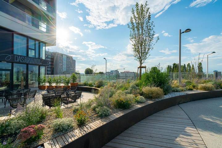 Ferienhaus für 4 Personen, mit Ausblick und Garten in Wiener Prater