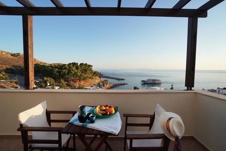 Hôtel pour 2 personnes, avec piscine ainsi que terrasse et vue dans Chóra Sfakíon - 3