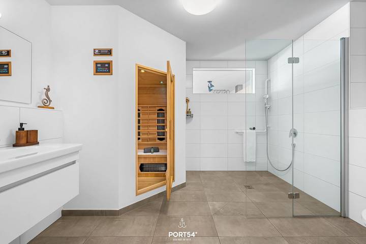 Ferienwohnung für 6 Personen, mit Sauna und Garten sowie Ausblick in Olpenitz - 4