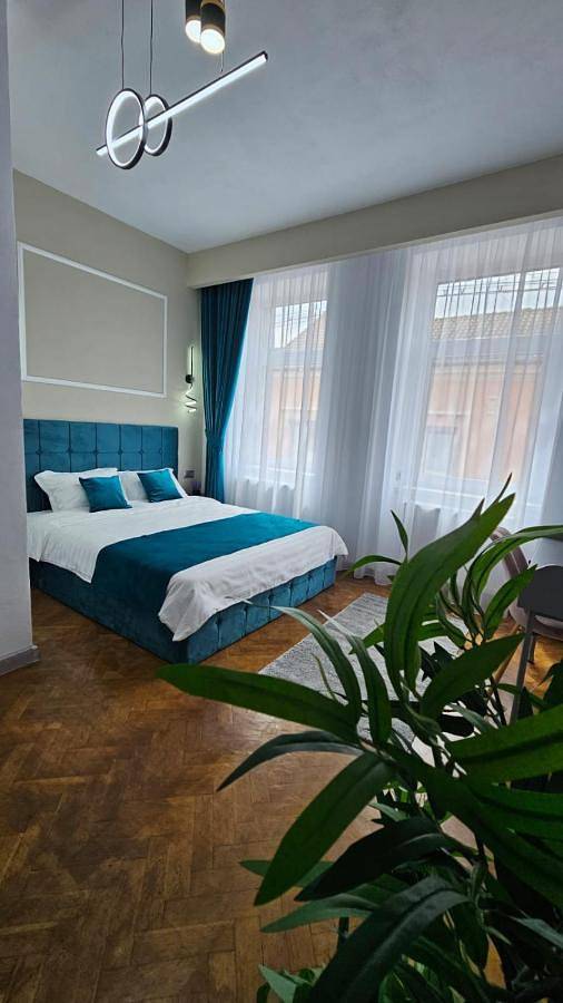 Apartament wakacyjny dla 4 osób, z taras i widok w Sybin