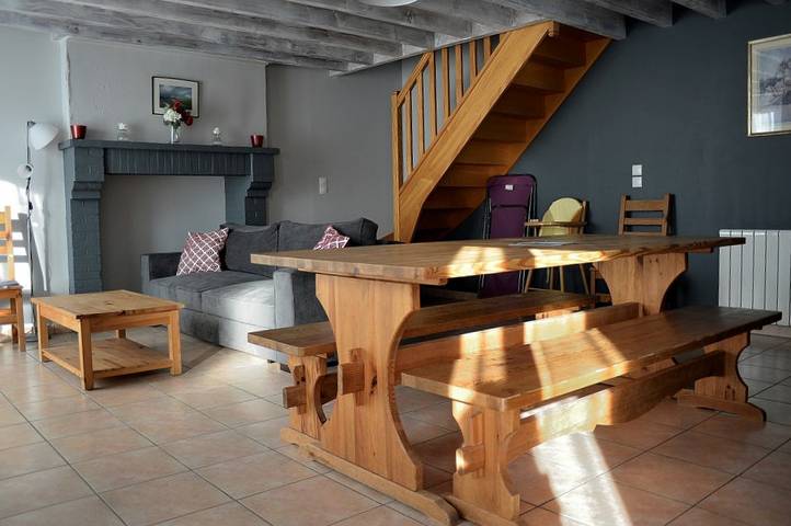 Gîte pour 8 personnes, avec terrasse à Foucarville - 3