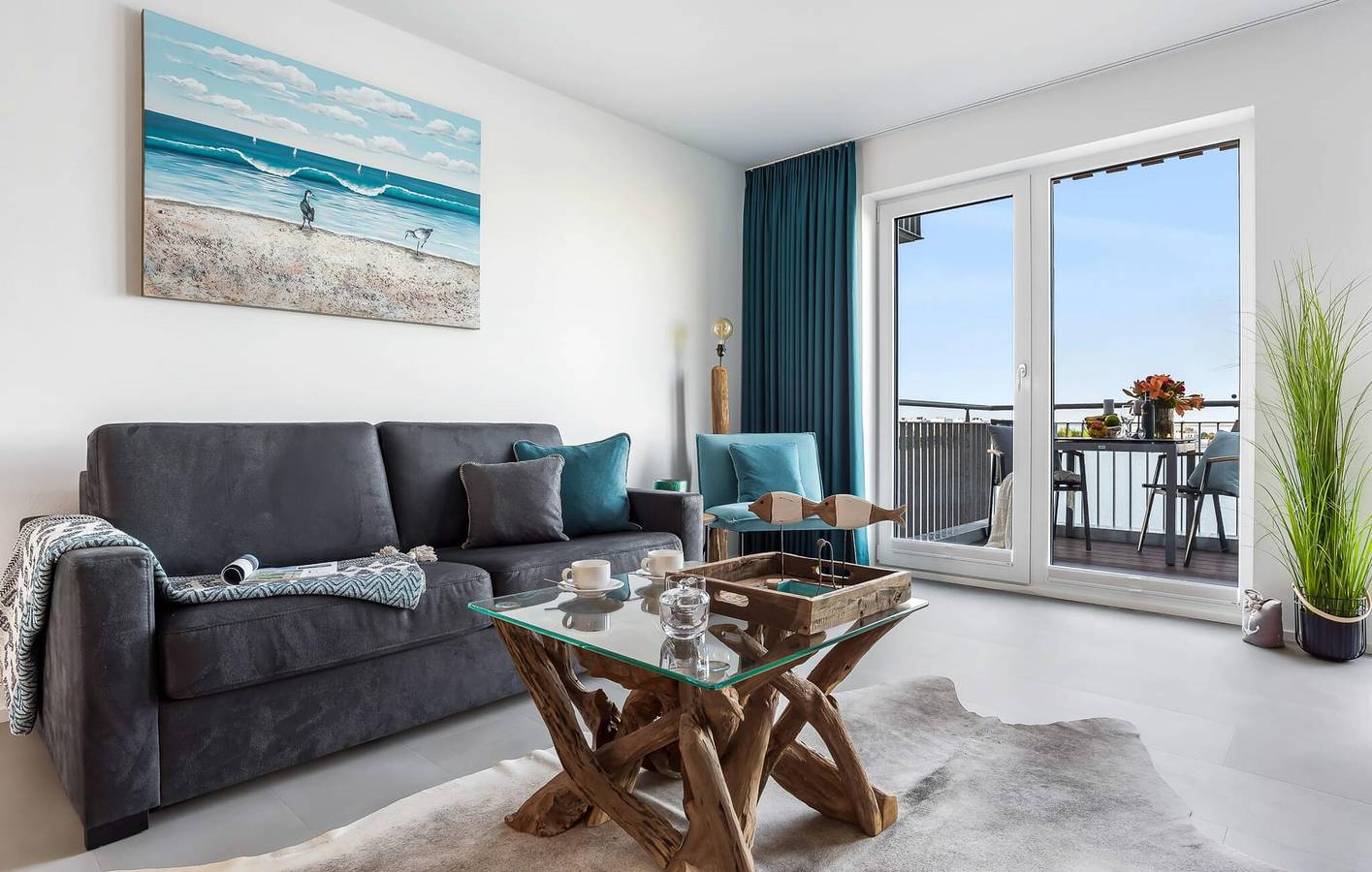 Ganze Ferienwohnung, Apartment mit Meerblick, Terrasse und Parkplatz, 1 km zum Strand in Olpenitz, Kappeln