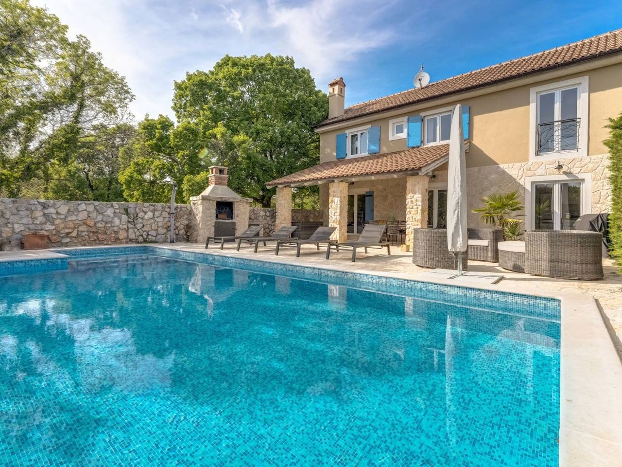 Villa Maslina in Garica, Krk