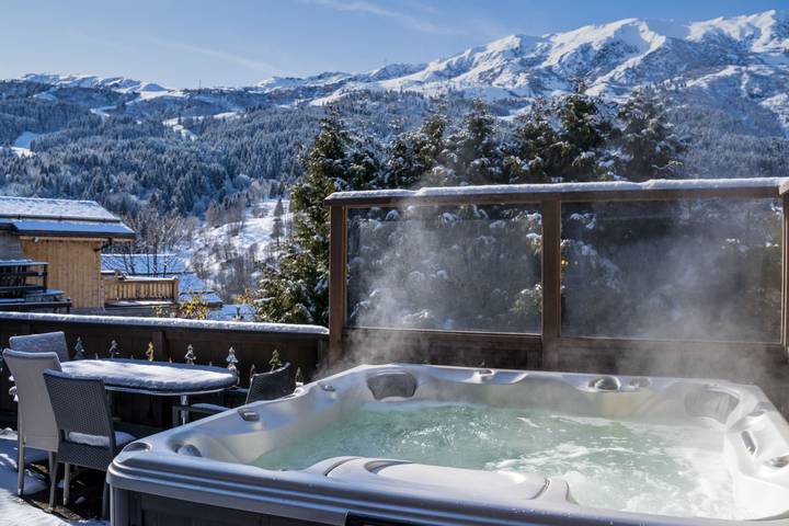 Chalet pour 15 personnes, avec sauna ainsi que terrasse et jacuzzi