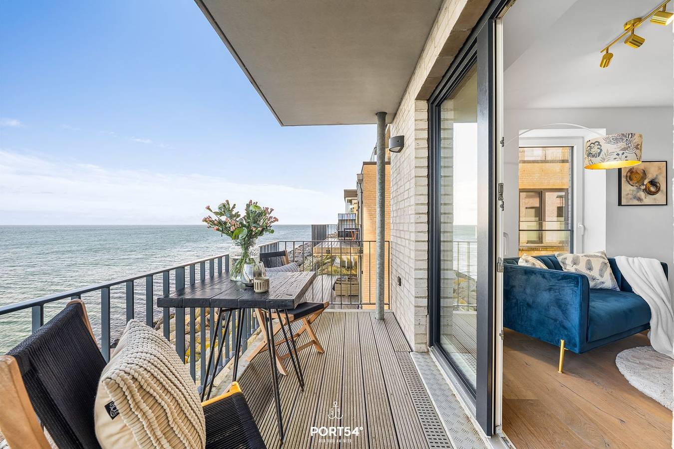 Ganze Wohnung, Tiefseetaucher - 1. Reihe am Wasser, Meerblick, 2 Balkone, Sauna, E-Ladestation in Olpenitz, Kappeln