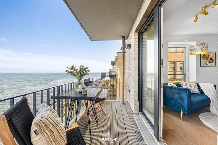 Ferienwohnung für 3 Personen, mit Balkon/Terrasse und Sauna sowie Balkon in Olpenitz